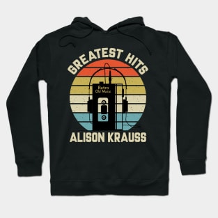 Greatest Hits Alison Retro Walkman Krauss Vintage Art Hoodie